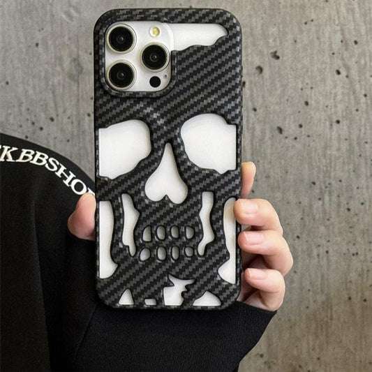 Carbon Ghost Face iPhone Case