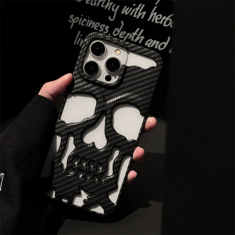 Carbon Ghost Face iPhone Case