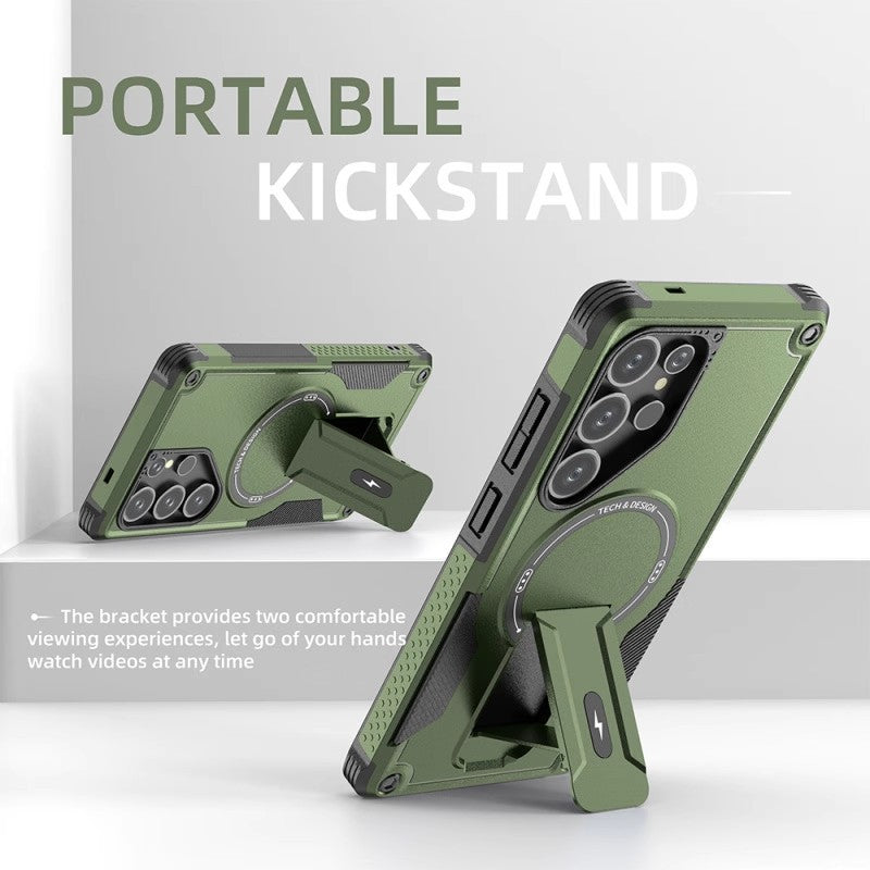 Hyper Grip Invisible Stand Case – Sleek Protection for Samsung