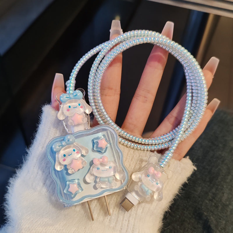 Cute Blue Rabbit Adapter Kit