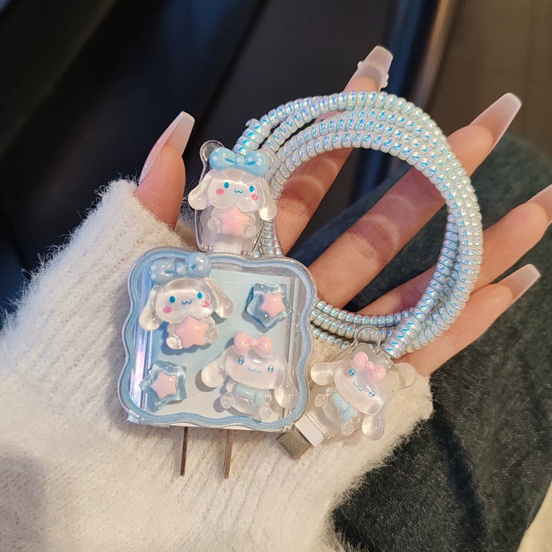 Cute Blue Rabbit Adapter Kit