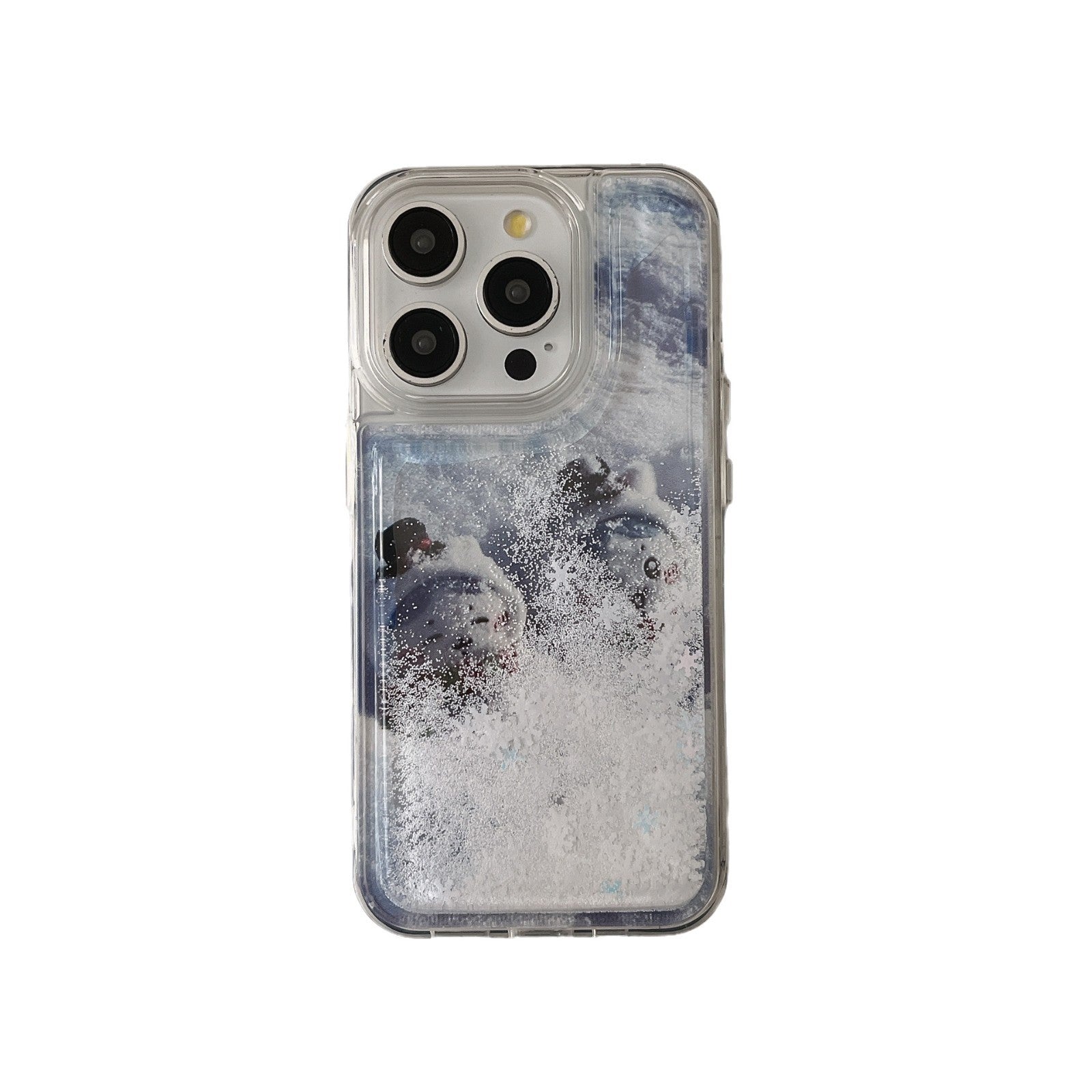 *PREMIUM* Frosted Quicksand Snowman Case
