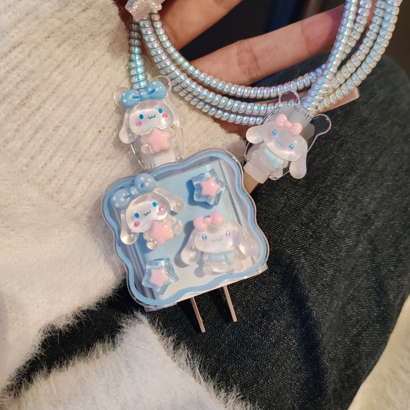 Cute Blue Rabbit Adapter Kit