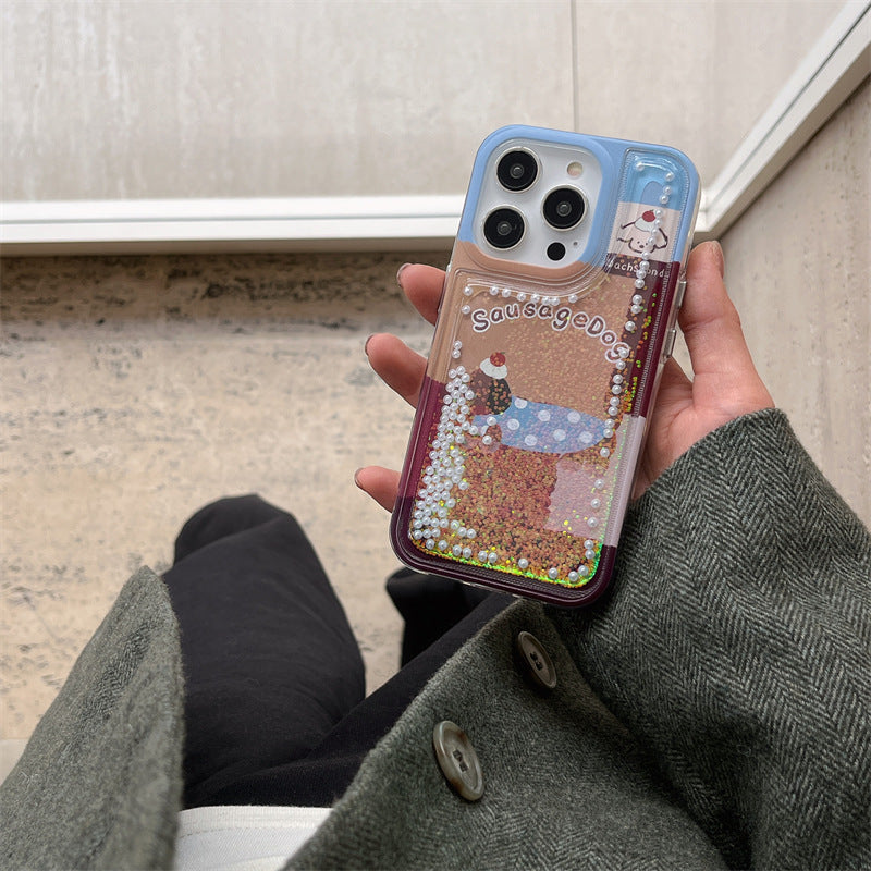 Sausage Dog Stylish Game iPhone Case