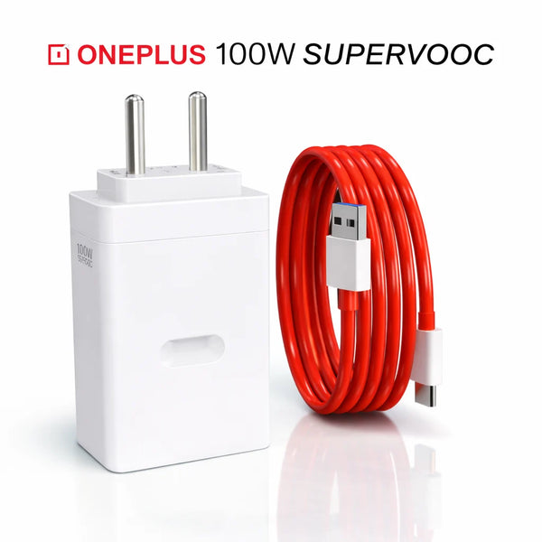 OnePlus 100W SuperVOOC Fast Charger with 1M Type-C Cable