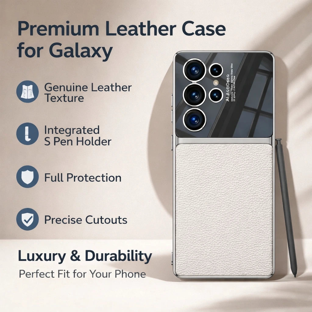 Electroplated Business Leather Case