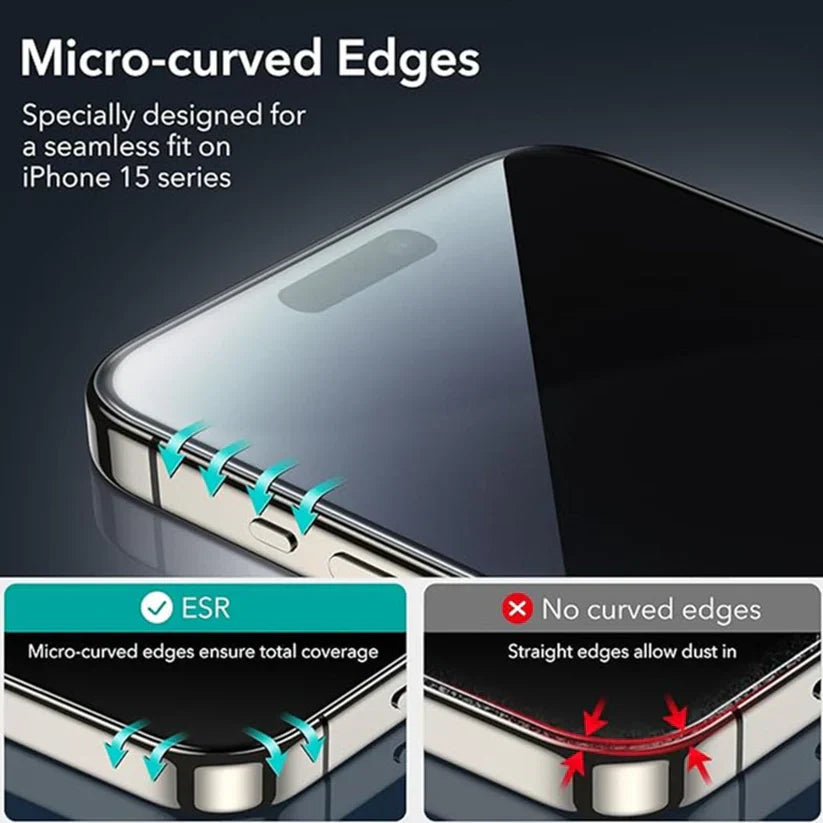 PrivacyGuard iPhone 15 Tempered Glass