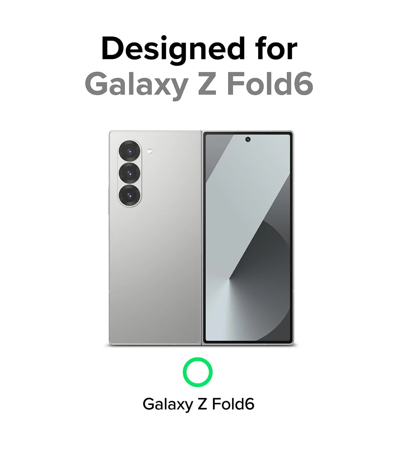 Transparent fusion bumper case for Galaxy Z Fold 6