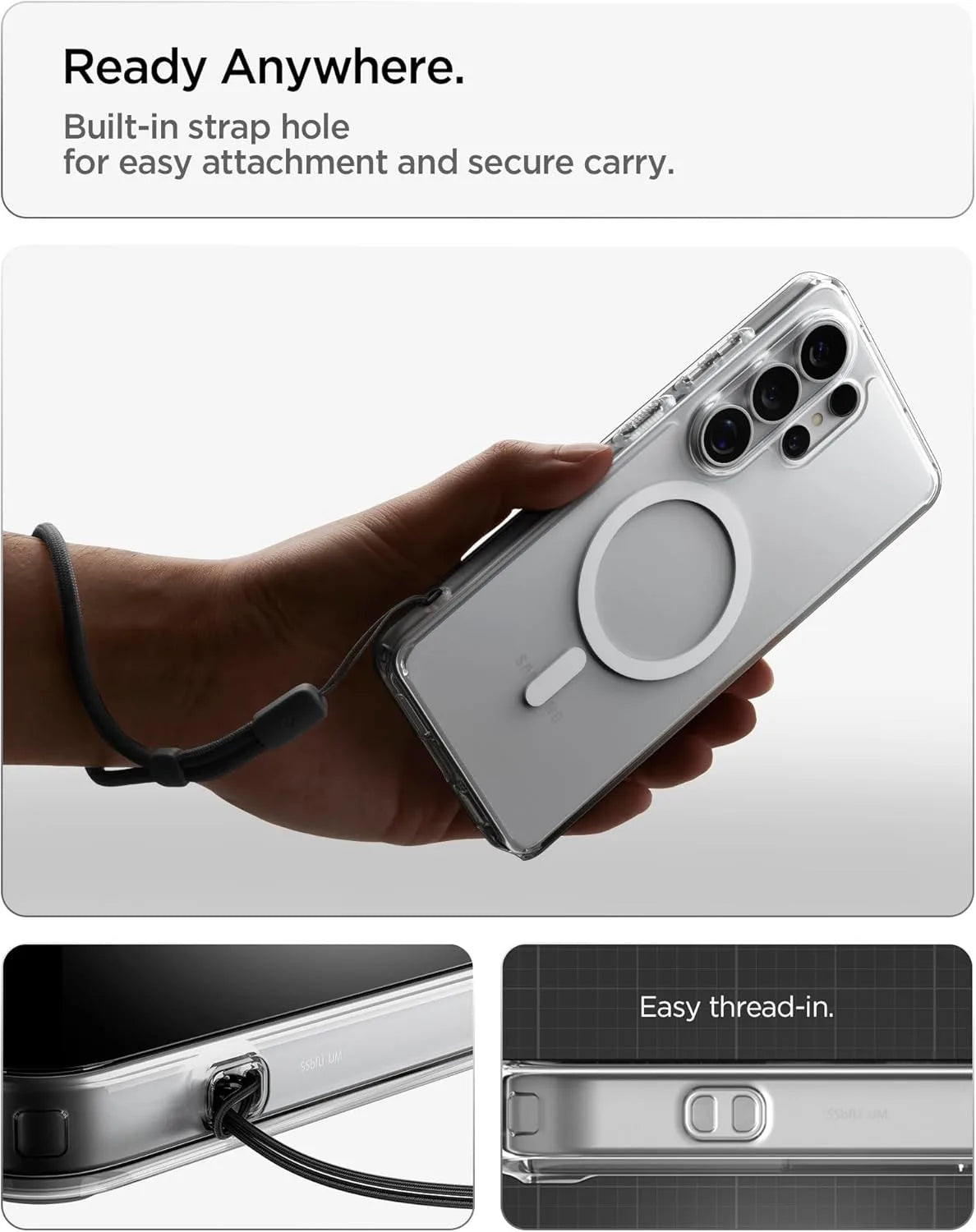 Samsung Galaxy S26 Ultra Transparent MagSafe Case