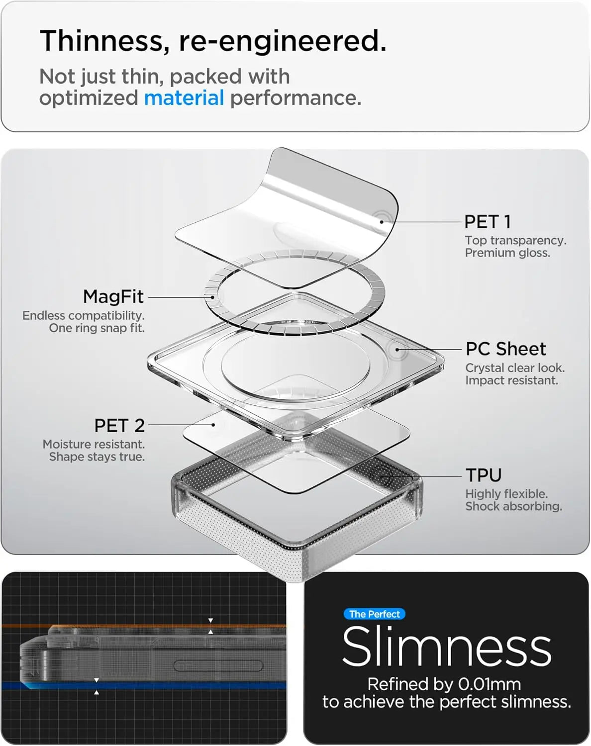 Samsung Galaxy S26 Ultra Transparent MagSafe Case