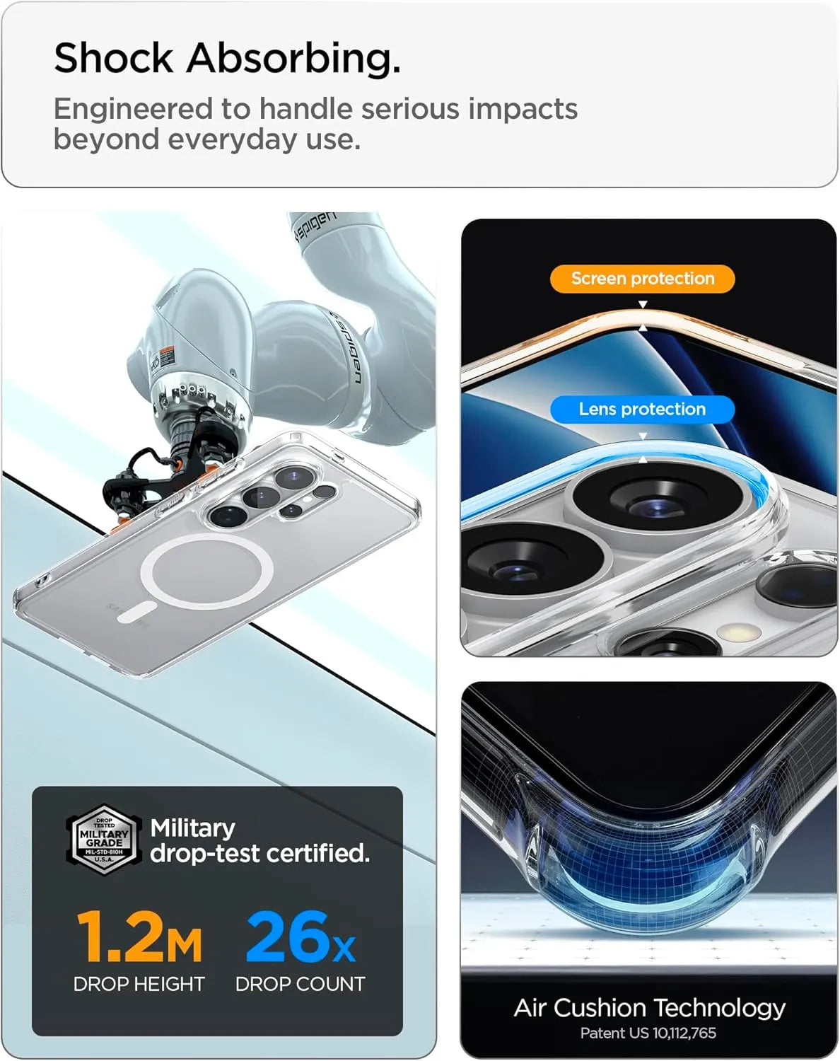 Samsung Galaxy S26 Ultra Transparent MagSafe Case
