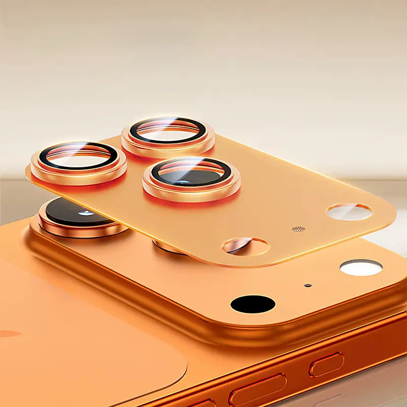 iPhone lens protector premium metal design
