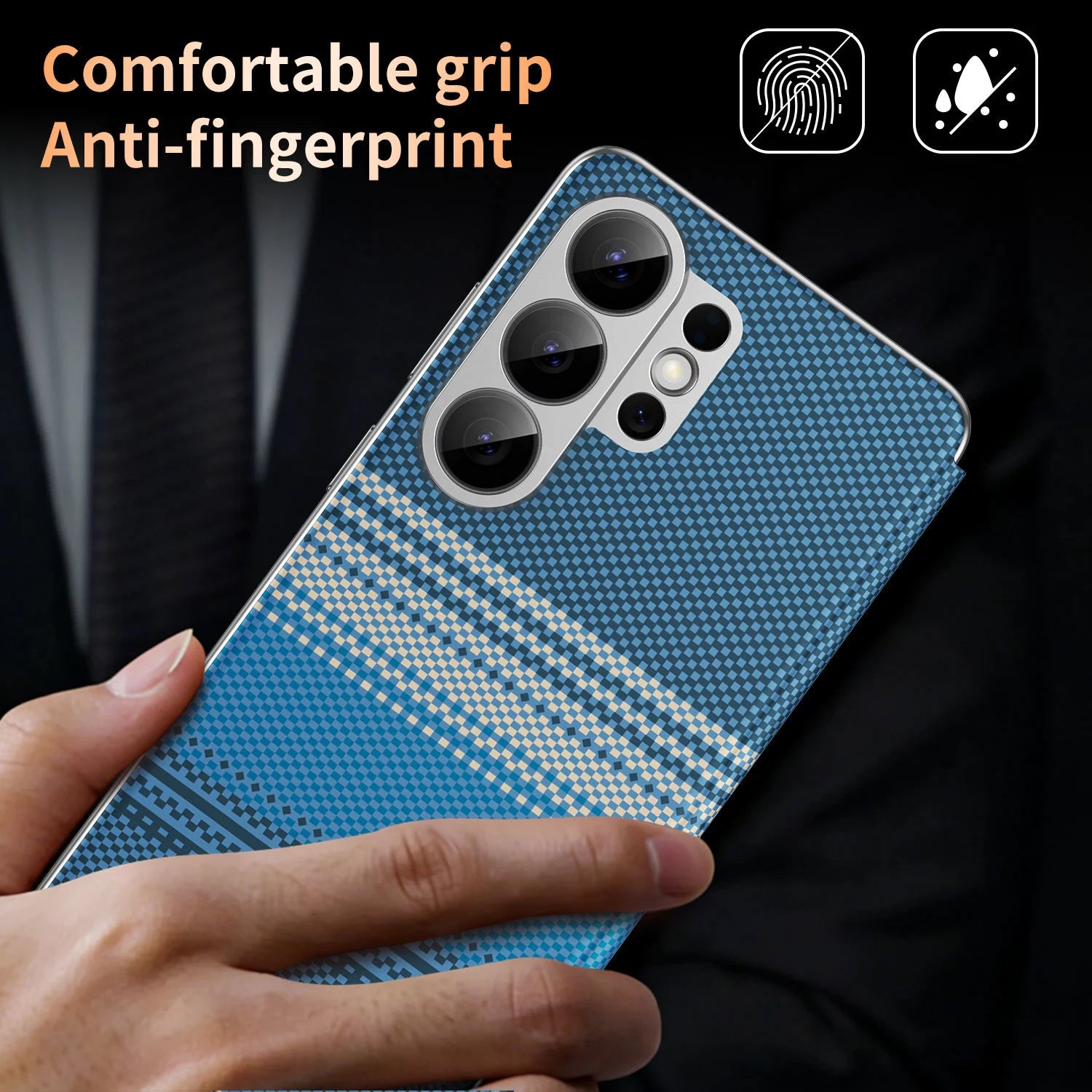 Smart View Textured Leather Case