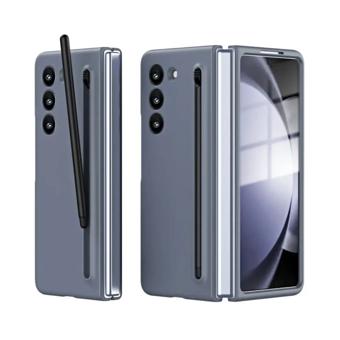 SAMSUNG GALAXY Z FOLD CASE: Ⓢ Pen With Slot & Built-in Front Glass.