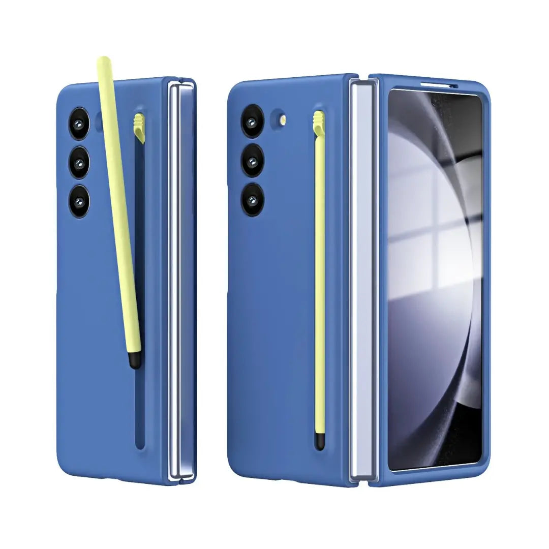 SAMSUNG GALAXY Z FOLD CASE: Ⓢ Pen With Slot & Built-in Front Glass.