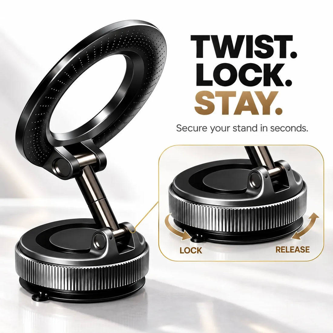 Premium MagPro 360° Magnetic Phone Holder by (CASESACCESSORIES)