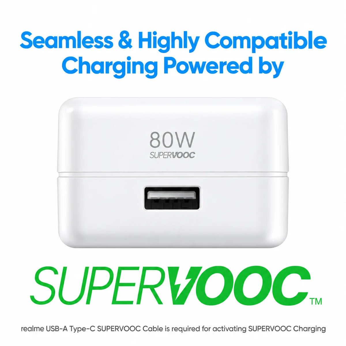 Realme SuperVOOC 80W Fast Charging Power Adapter