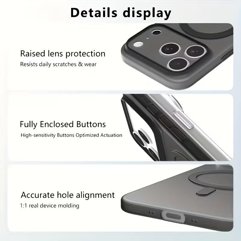 Ultra-Thin 0.3mm Paper-Feel MagSafe Case for iPhone
