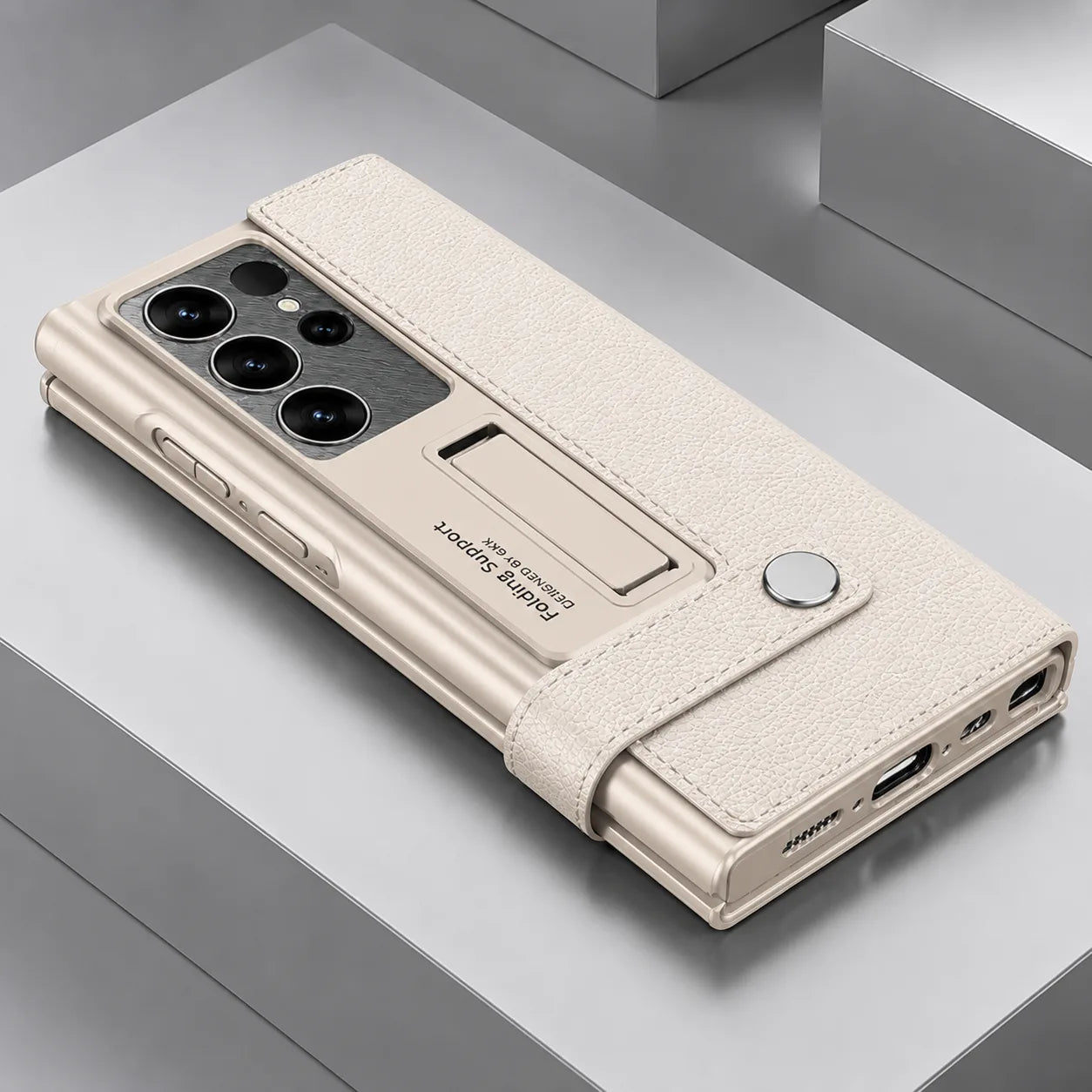 Magnetic Folding Bracket Case