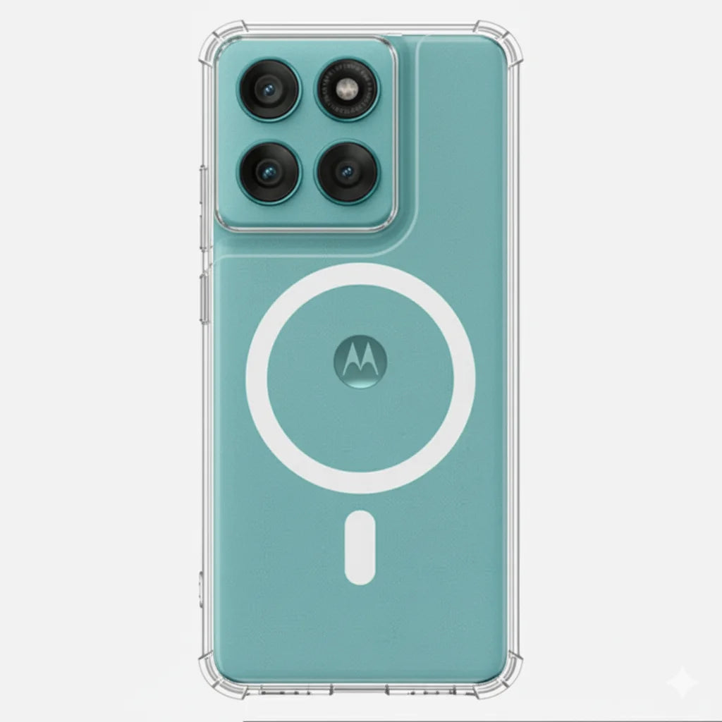 Anti-Yellow MagSafe clear case for Motorola Edge 60 Fusion