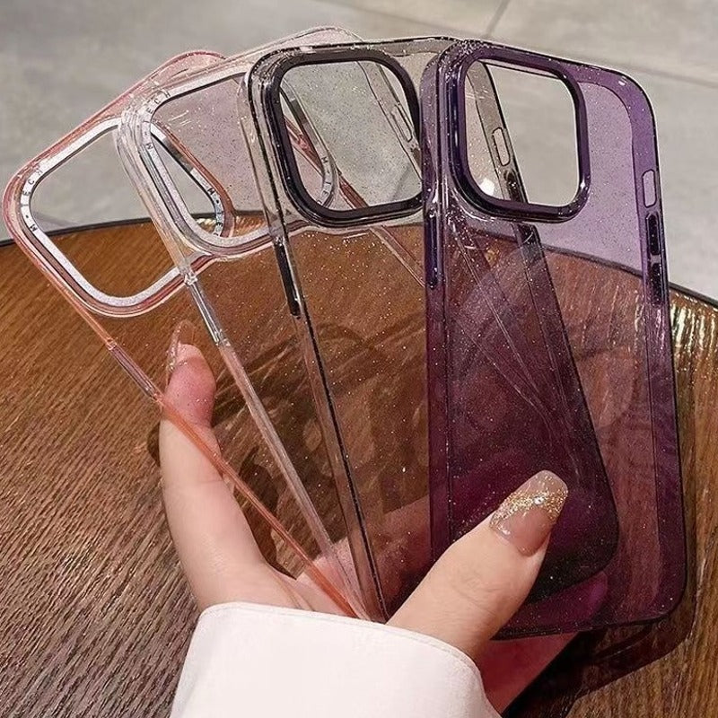 Bling Transparent iPhone Case - Luxury Design with Stunning Sparkle