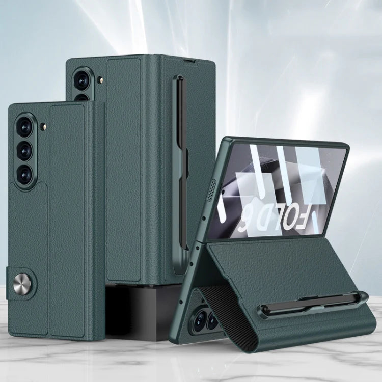 Samsung Galaxy Z Fold6 GKK Integrated Flip Leather Case | Premium Protection & Elegant Design.