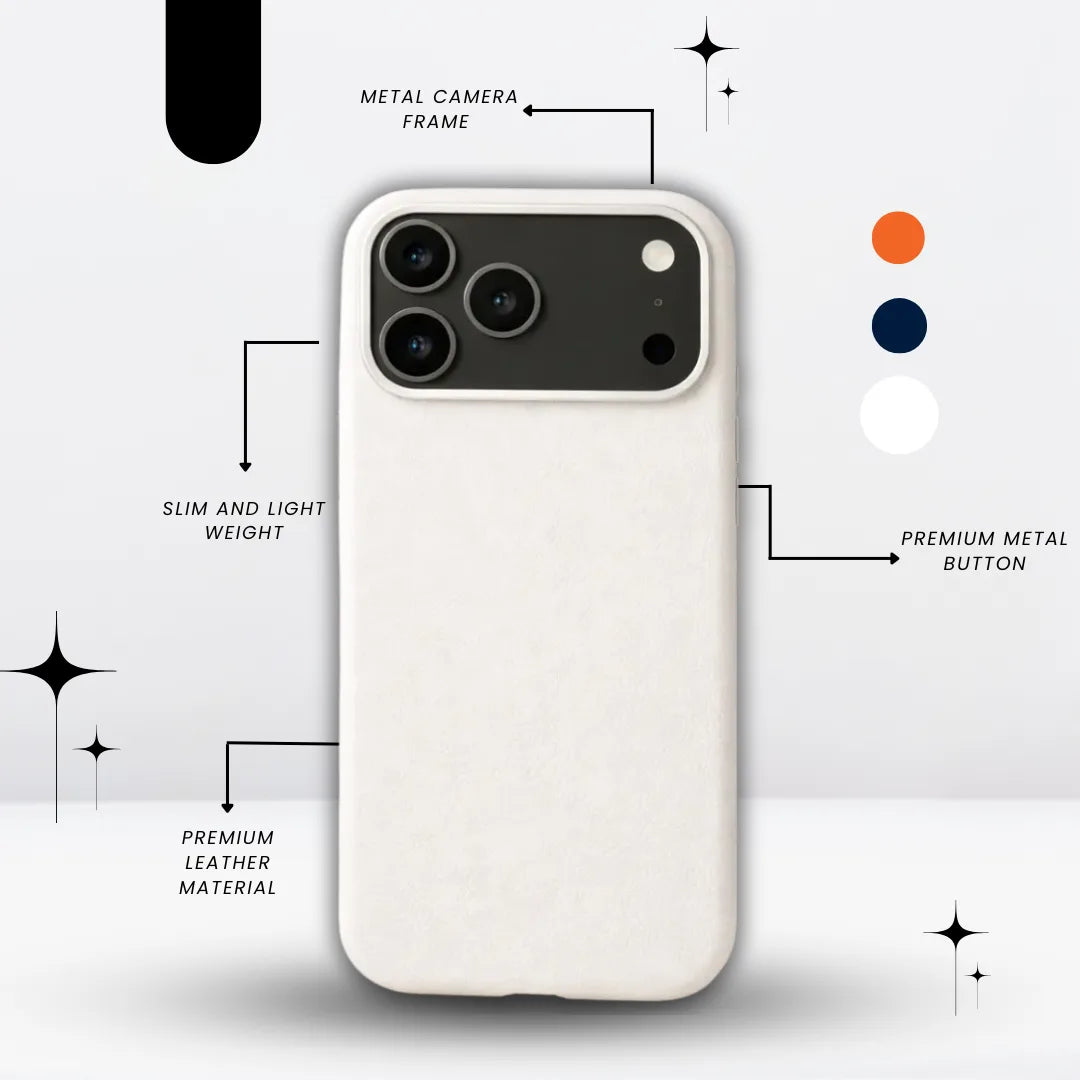 Magnetic Leather Defense Case