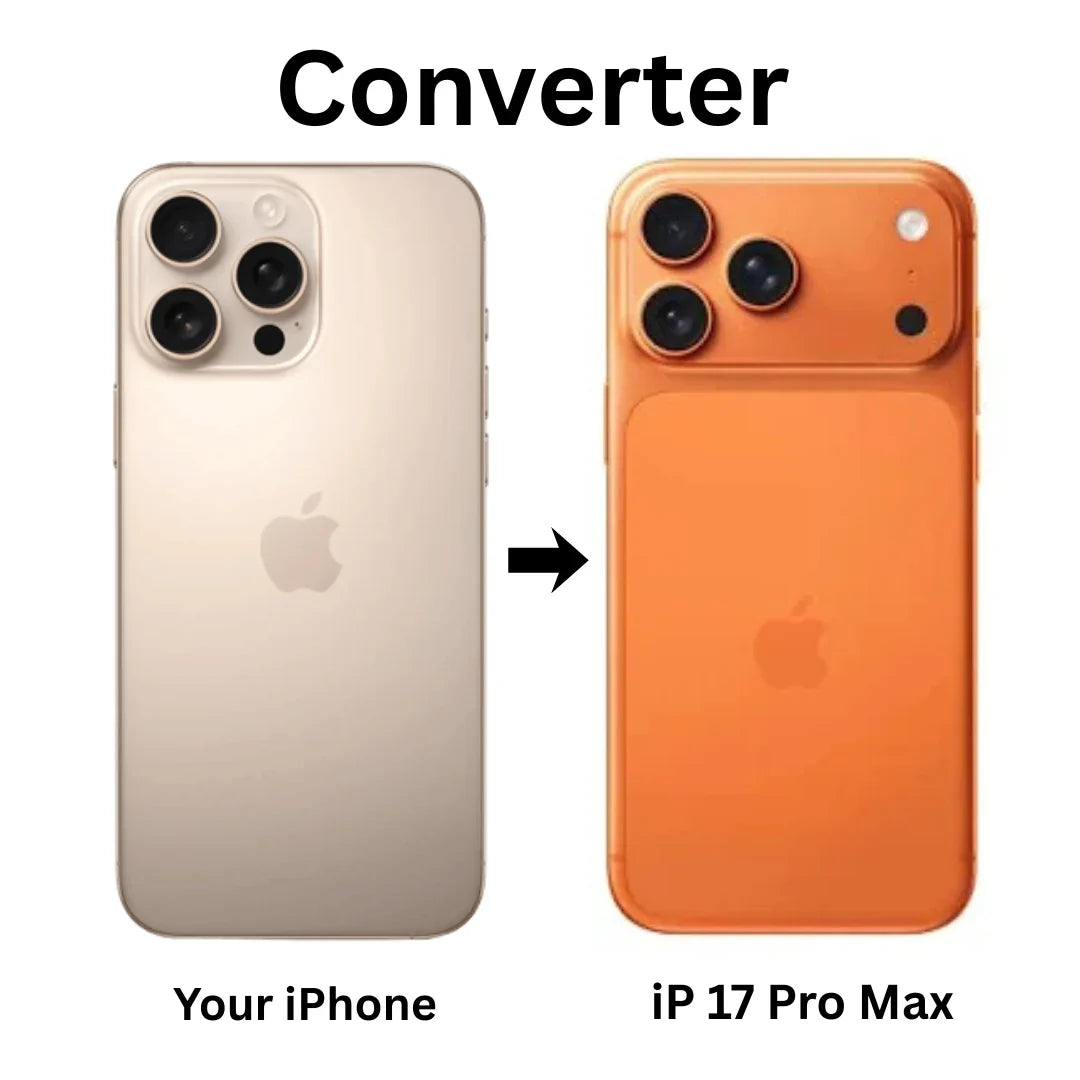 Slim converter case for iPhone Pro Max series with raised-edge protection