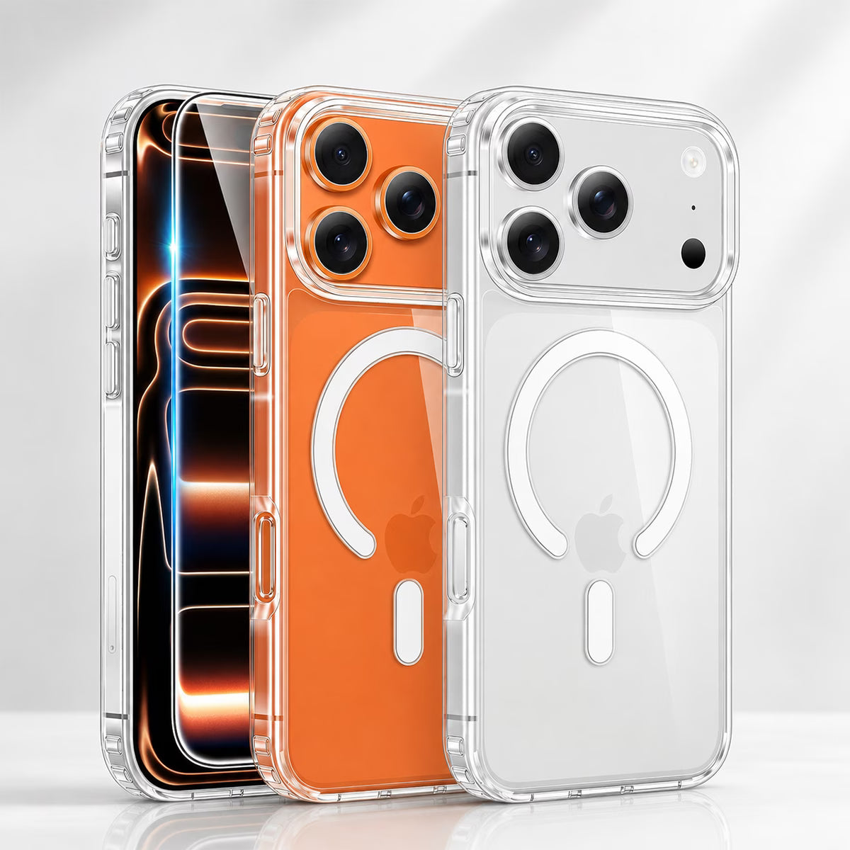 Premium Clear Polycarbonate MagSafe Case for iPhone