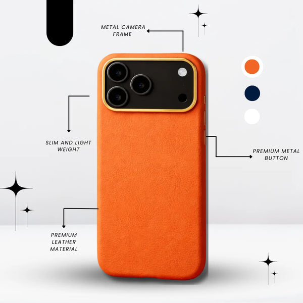 Magnetic Leather Defense Case