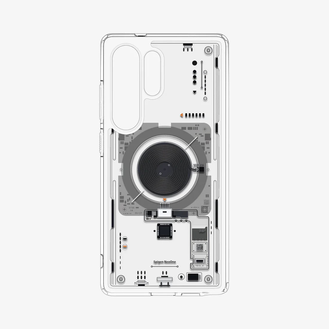 Stylish Circuit Board Magnetic Acrylic Case for Samsung - *PREMIUM*