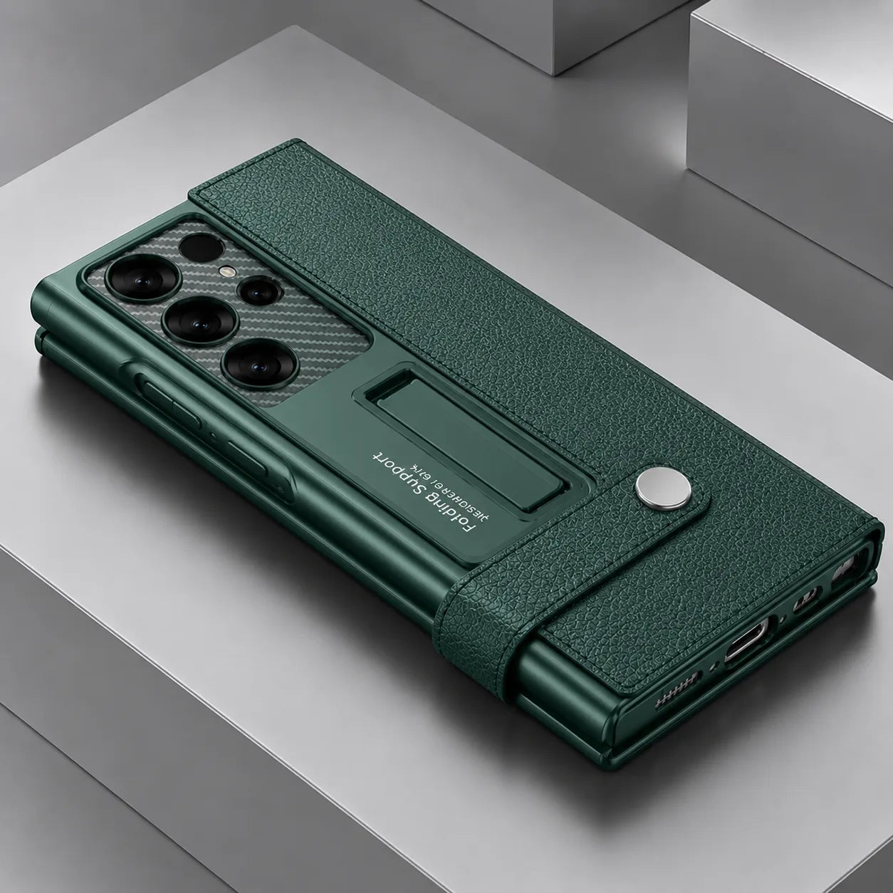 Folding Bracket Card Wallet Case