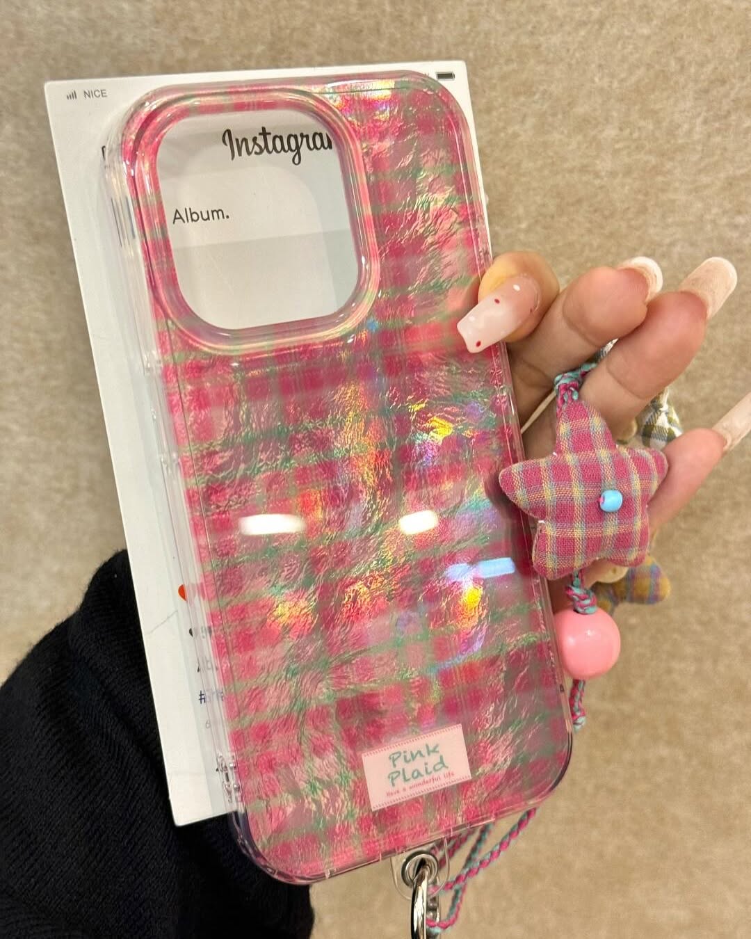Retro Candy Checkered Phone Case