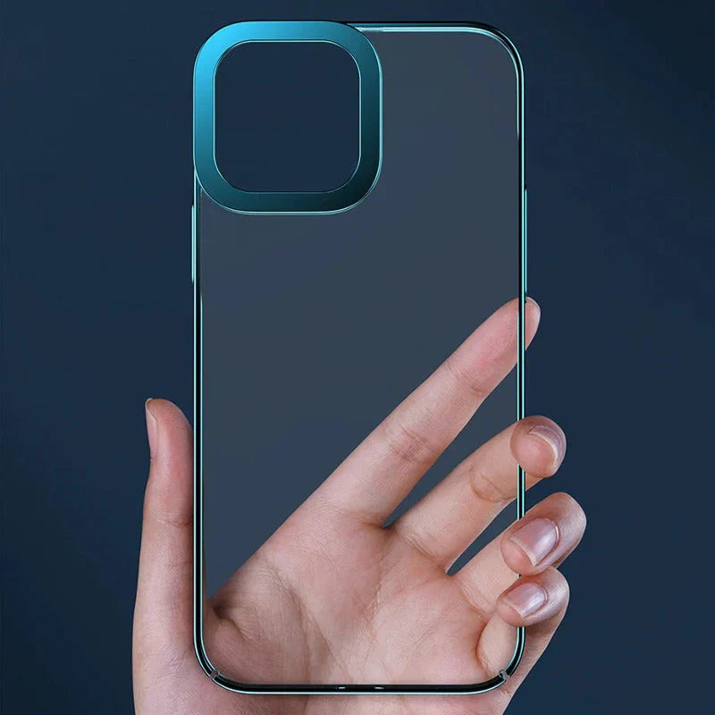 iPhone Glitter Edge Clear Protective Bumper Case