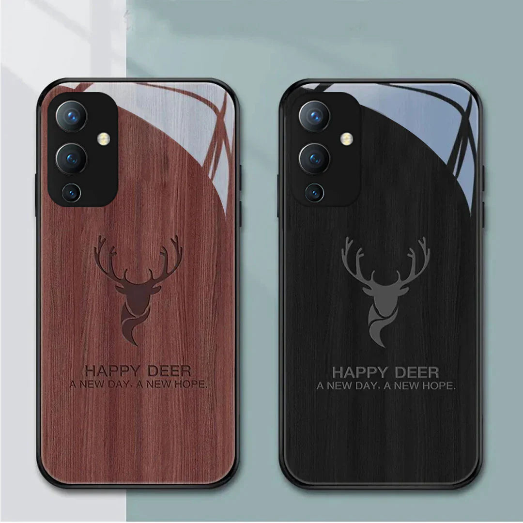 Rustic Wood Deer Grain Pattern Case for OnePlus – Premium Protective Cover.