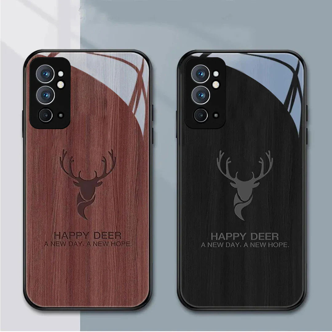 Rustic Wood Deer Grain Pattern Case for OnePlus – Premium Protective Cover.