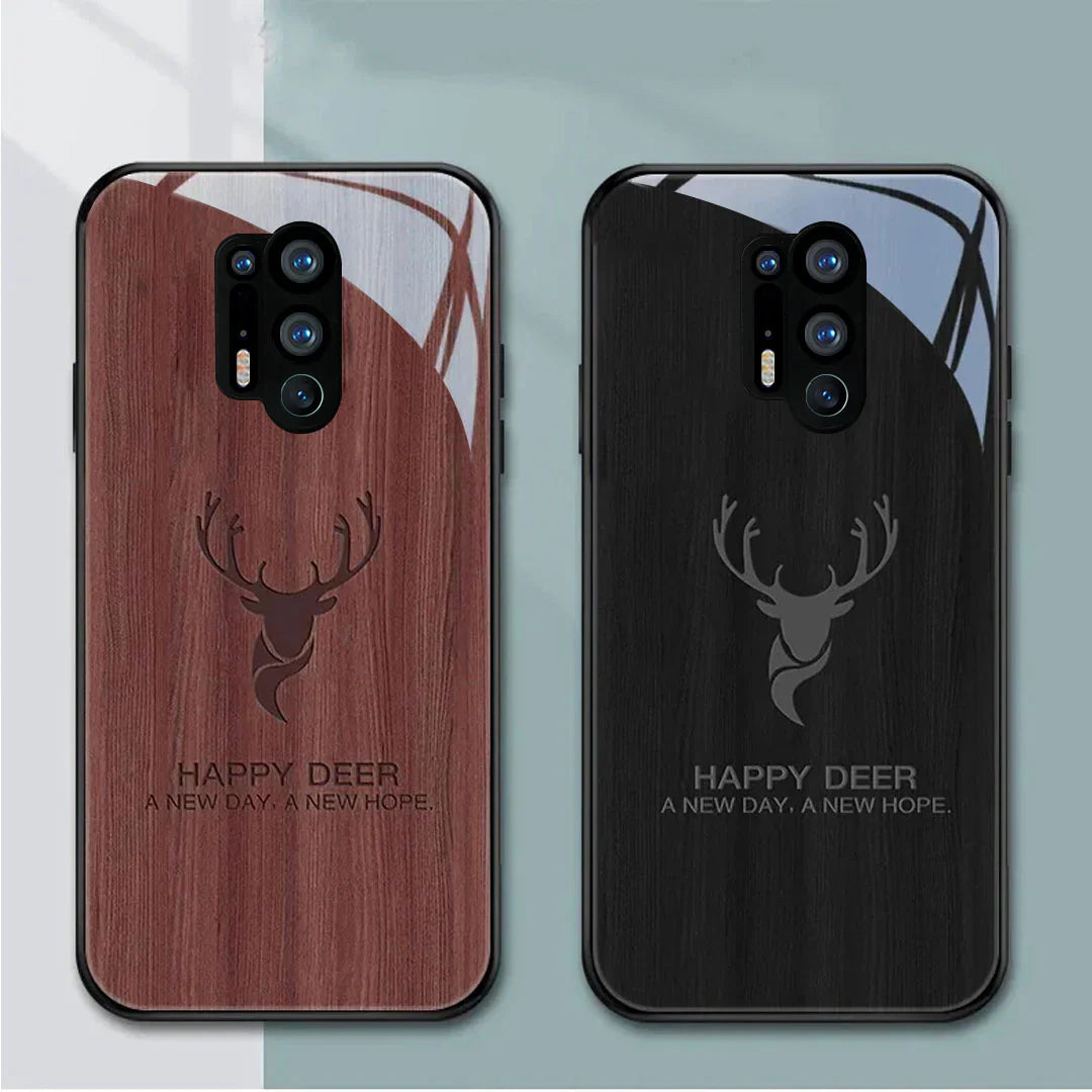 Rustic Wood Deer Grain Pattern Case for OnePlus – Premium Protective Cover.