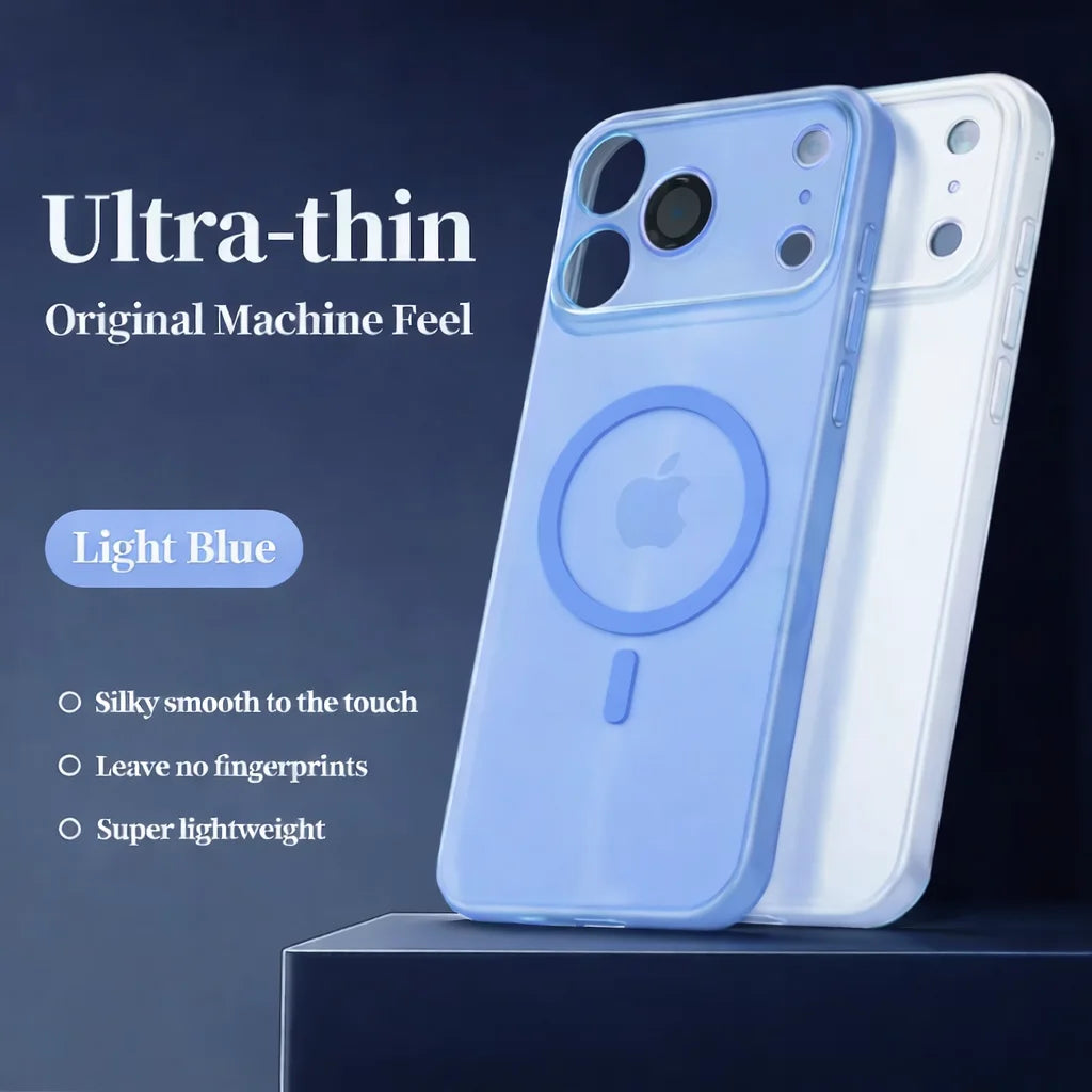 Ultra-Thin 0.3mm Paper-Feel MagSafe Case for iPhone