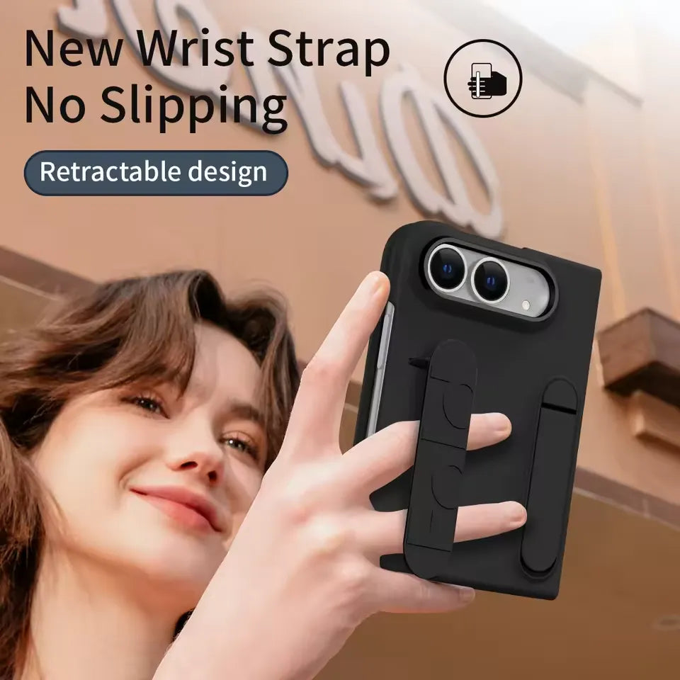 iPhone Duo Silicone Case with Wrist Strap