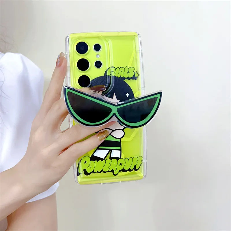 Powerpuff Sunnies Squad Cover For Samsung S24 Ultra.