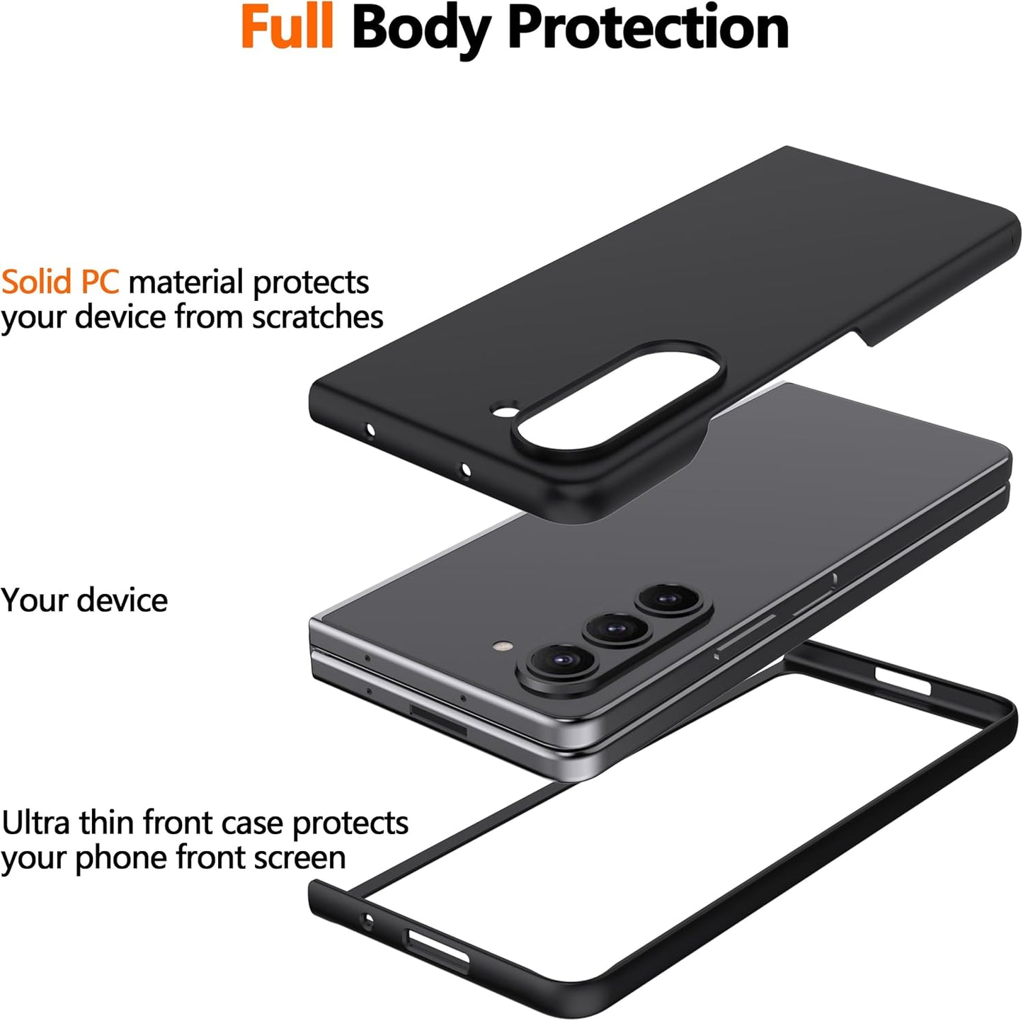 Shockproof & Non-Slip Phone Cover for Samsung Fold 5 | Ultimate Protection & Grip