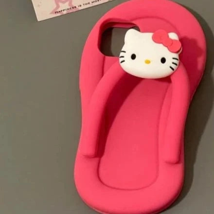 Cute Hello Kitty Phone Case- Easy Holder Selfie Case.