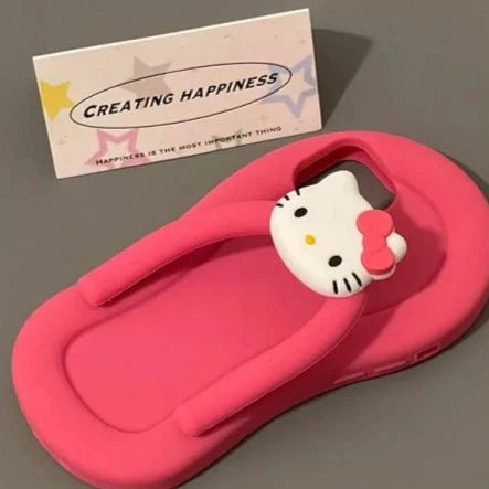 Cute Hello Kitty Phone Case- Easy Holder Selfie Case.