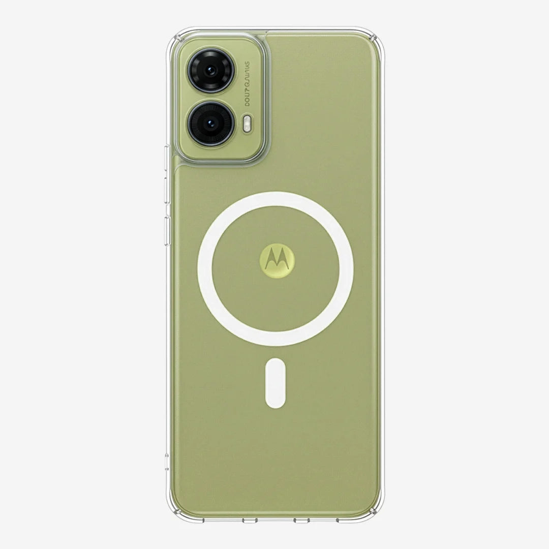 Anti yellow MagSafe clear case for Motorola G85