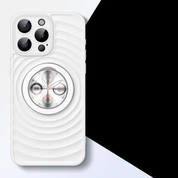 iPhone Case with Built-In 3D Compass and Frosted Finish.