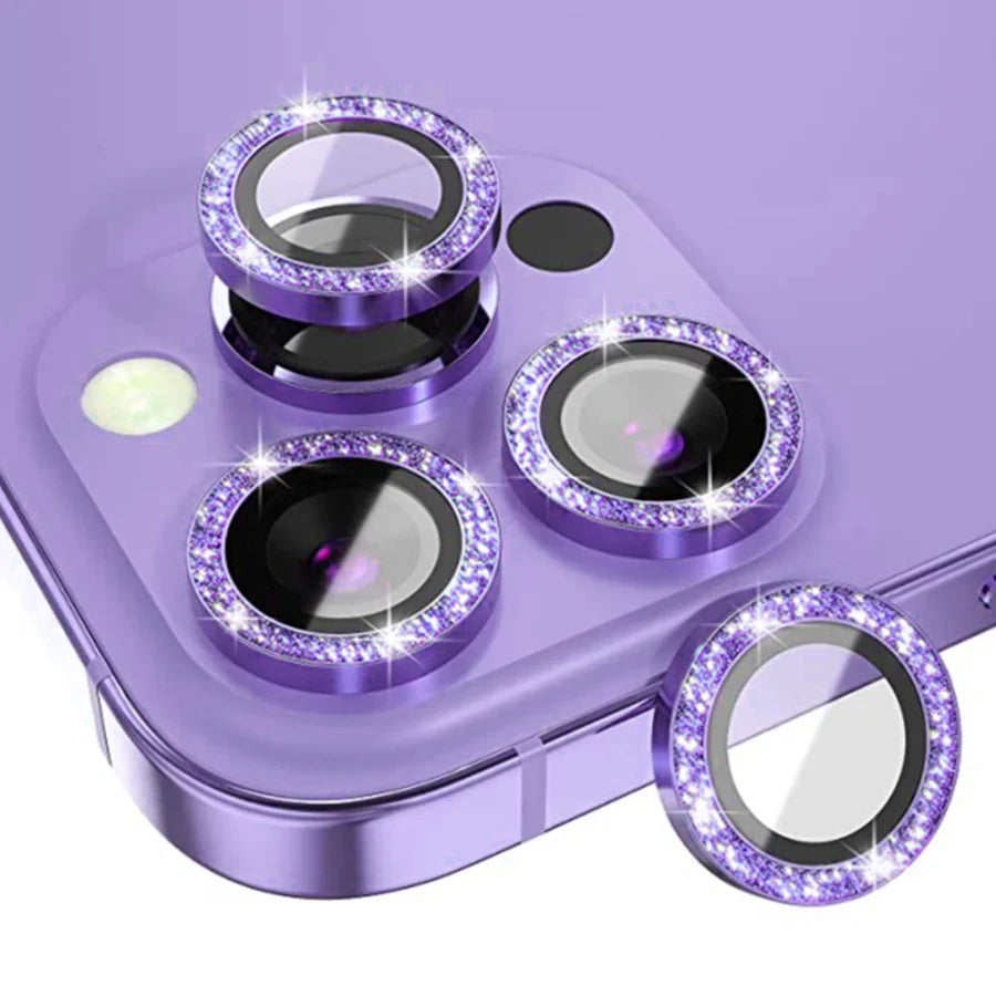 Shine Stone Colorful Camera Lens Protector