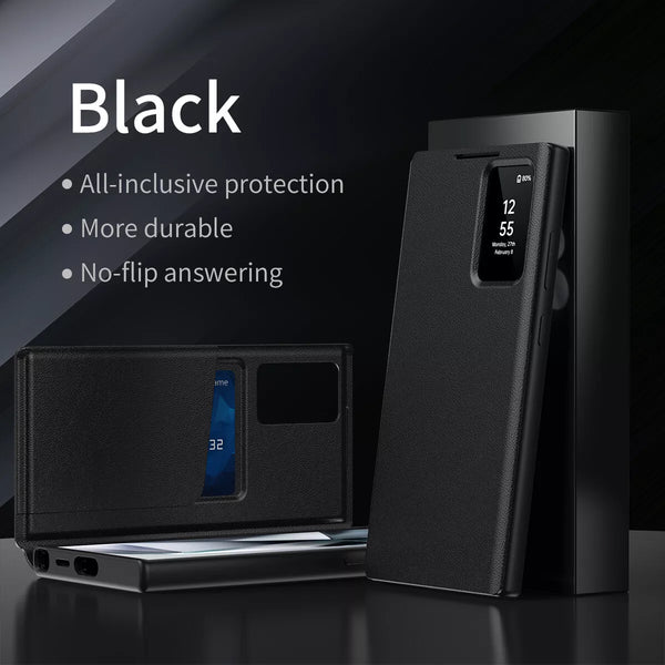 IC Smart View Wallet Flip Case black