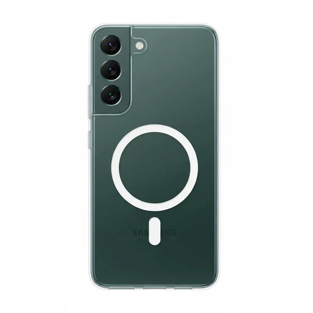 Anti Yellow MagSafe clear case for Samsung Galaxy S22 