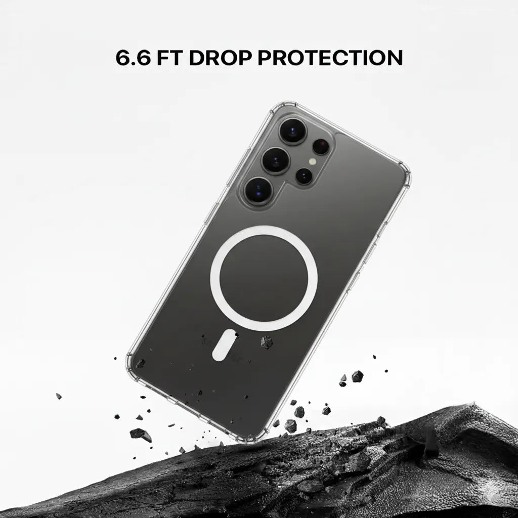 UV resistant anti yellow clear cover Samsung S22 Series