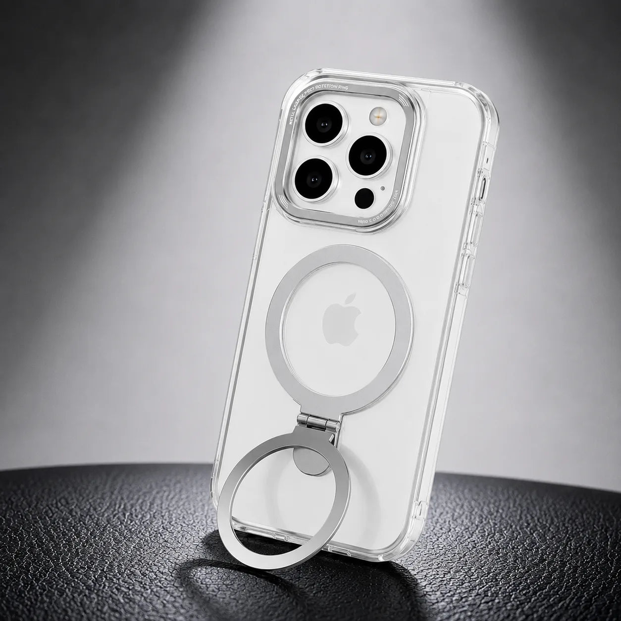 Metal Camera Guard Ring Stand Case